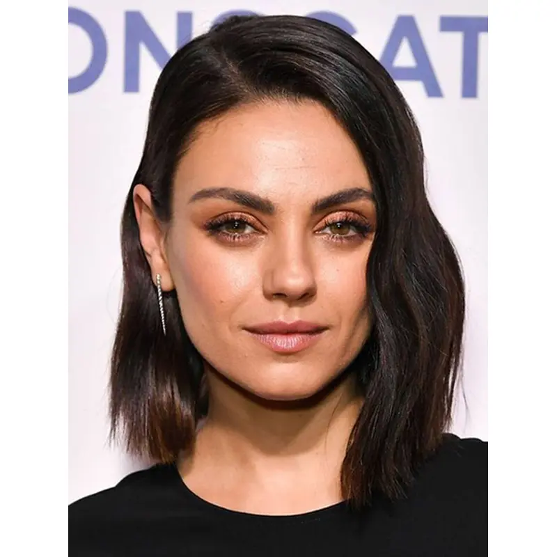 Lace Front 14" Wavy Shoulder Length Bobs Mila Kunis Wigs