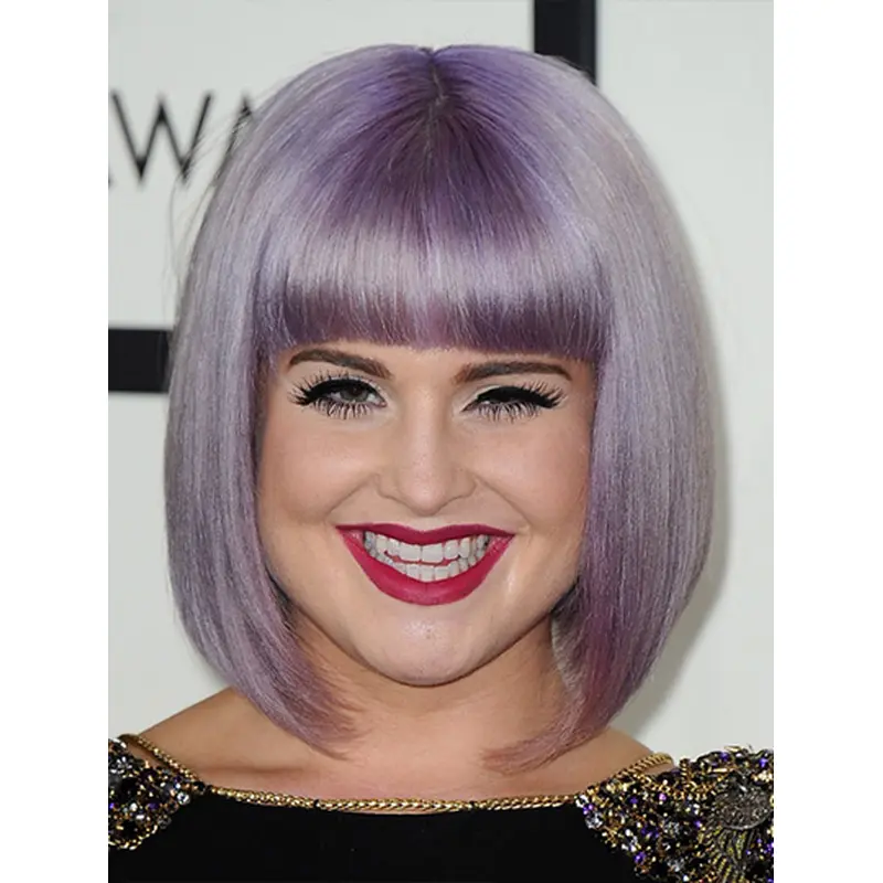 Chin Length Lace Front Synthetic Straight 12" Kelly Osbourne Wigs