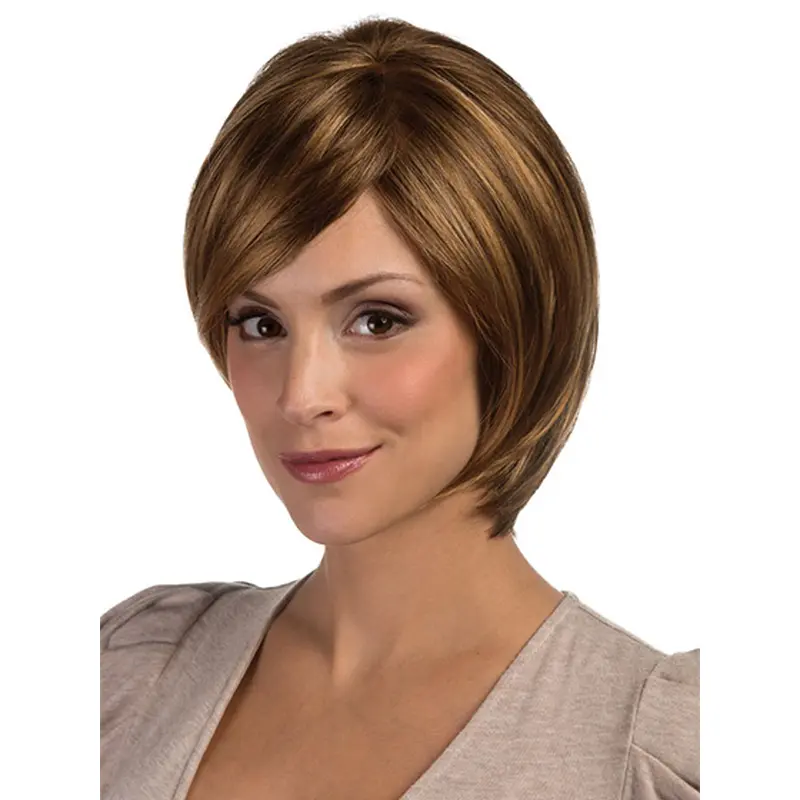 Best Lace Front Straight Chin Length Lace Wigs