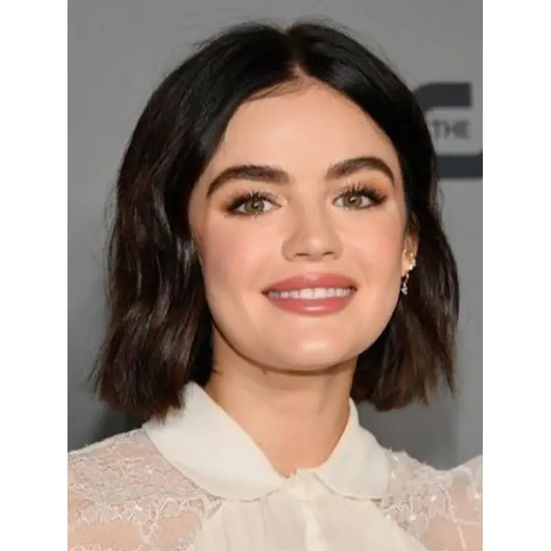 Chin Length Capless Synthetic Wavy 12" Lucy Hale Wigs