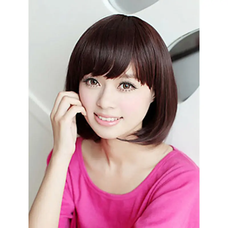 Refined Blonde Lace Front Chin Length Lace Wigs