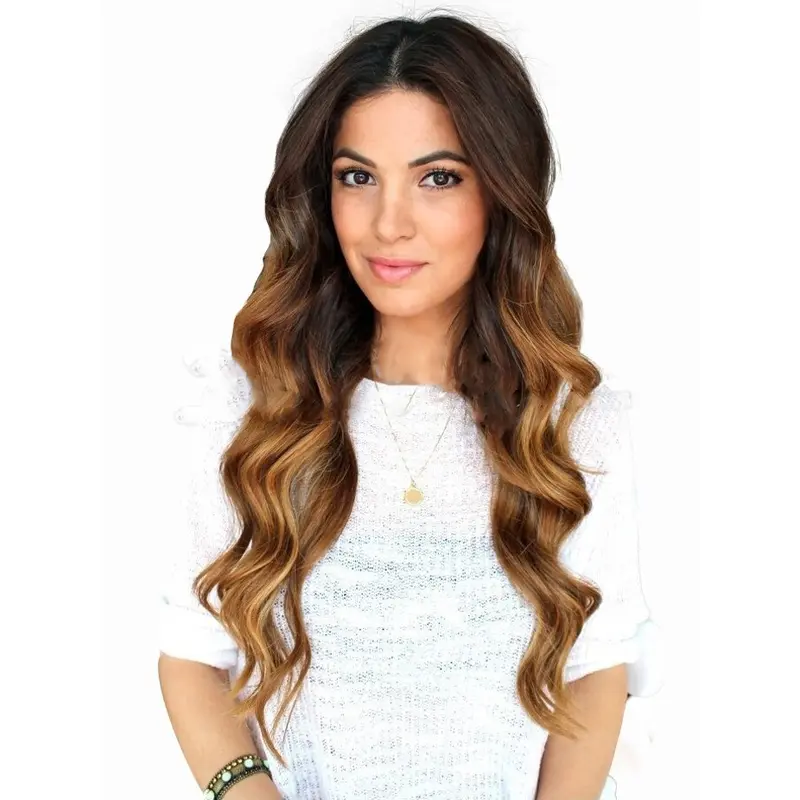 20" Long Wavy Full Lace Wigs Ombre/Two Tone Wigs