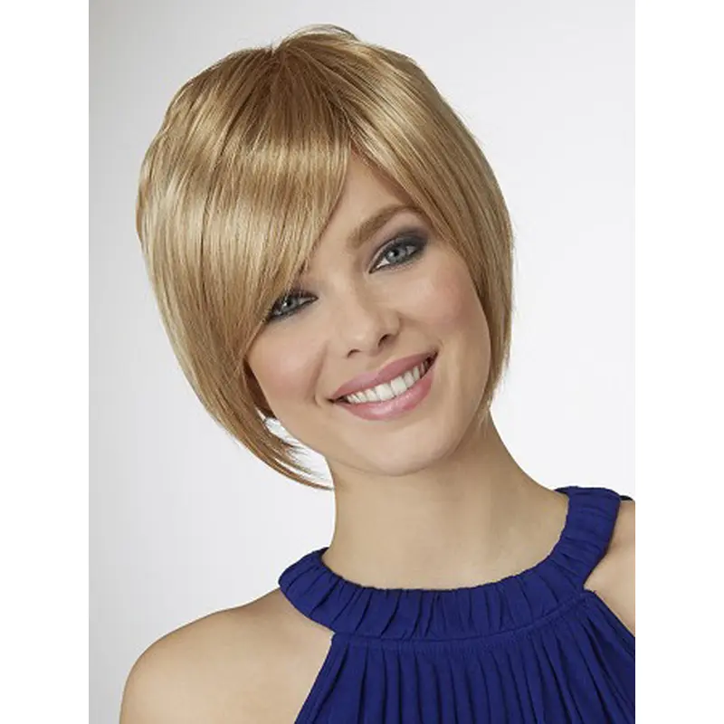 Amazing Chin Length Straight Blonde Bobs Beautiful Wigs