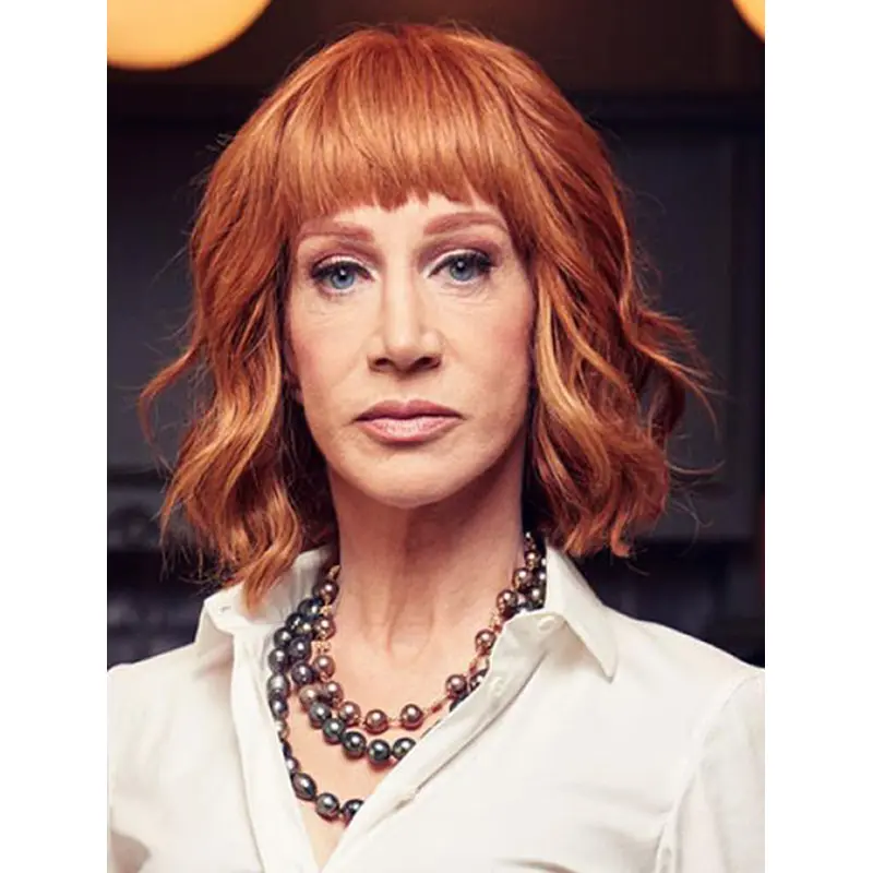 12" Lace Front Chin Length Synthetic Wavy Kathy Griffin Wigs