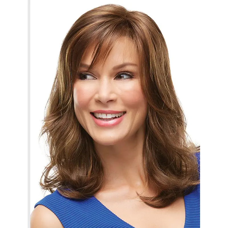 Blonde Wavy Synthetic Affordable Long Wigs