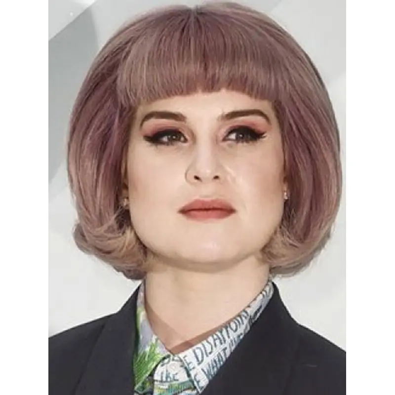 Chin Length Capless Synthetic Wavy 12" Kelly Osbourne Wigs