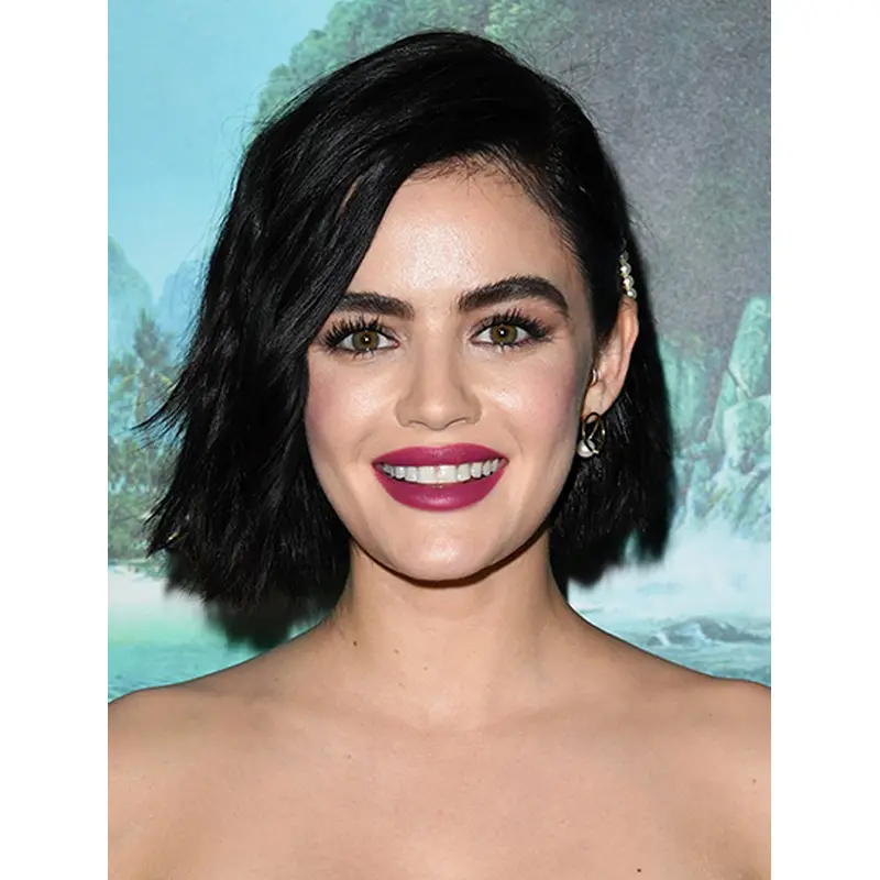 Chin Length Lace Front Synthetic Straight 12" Lucy Hale Wigs