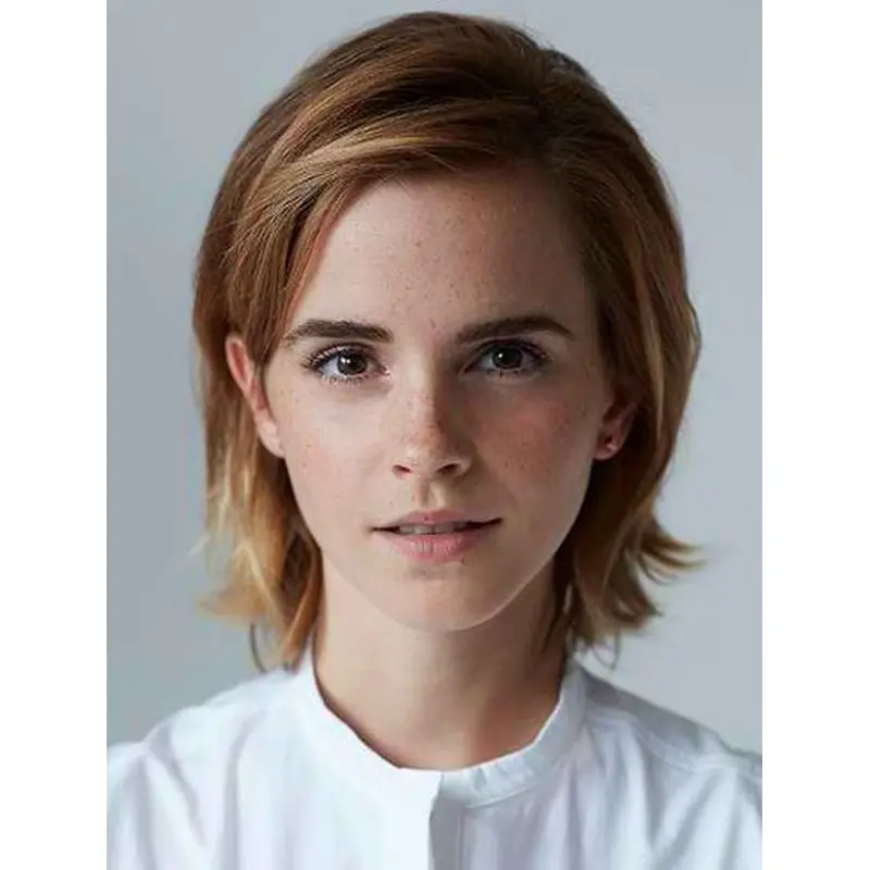 Synthetic Chin Length Lace Front 12" Emma Watson Wigs