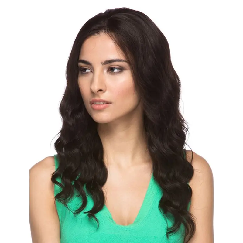 Affordable Brown Wavy Long Lace Front Wigs