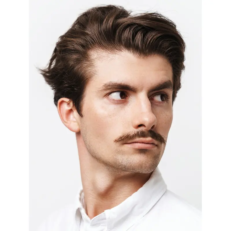 Real Looking Wigs For Men Boycuts 6" Short Brown Wigs