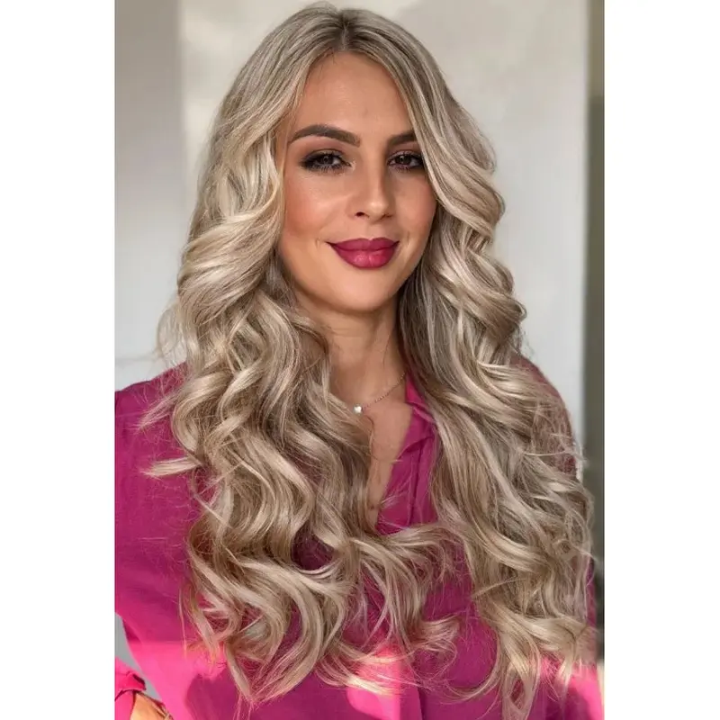 Wigs Blonde Long Without Bangs No-Fuss Wigs Long Hair Wigs