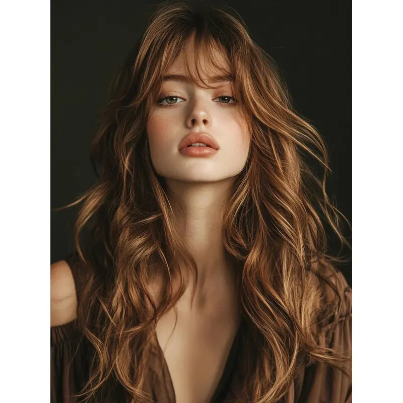 Wigs For Women Long Wavy Monofilament 20" Wigs