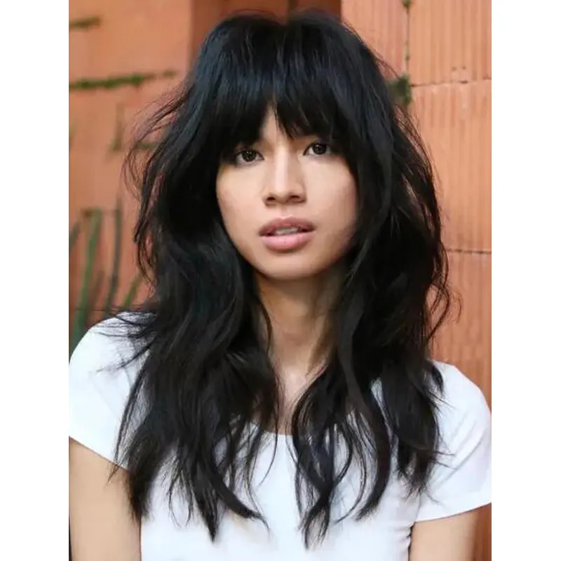 Wigs Human Hair Long Lace Front Wigs Soft French Long Hair Wigs