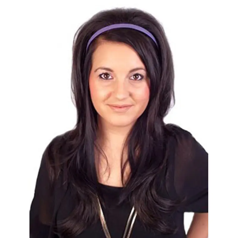 Amazing Brown Straight Long Human Hair Wigs & Half Wigs