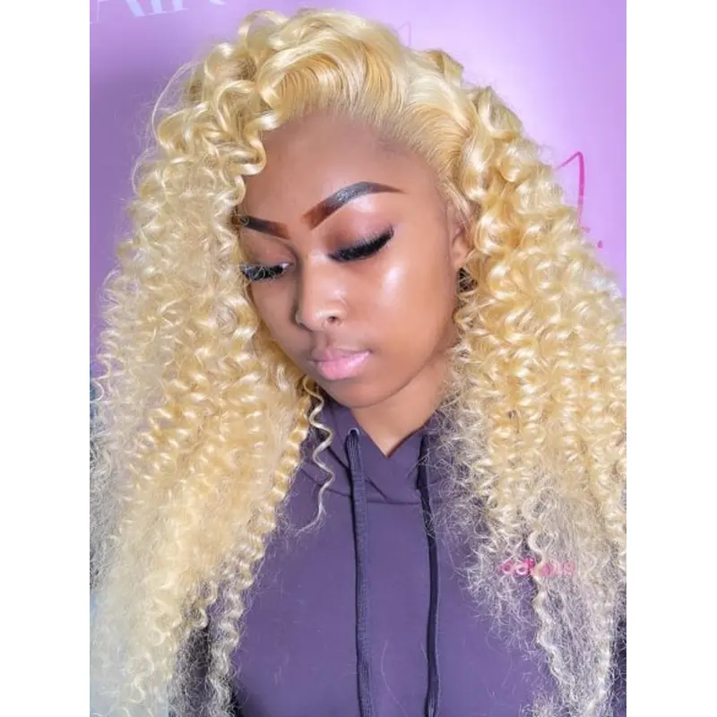 Black African American Wigs Without Bangs Monofilament 26" Wigs