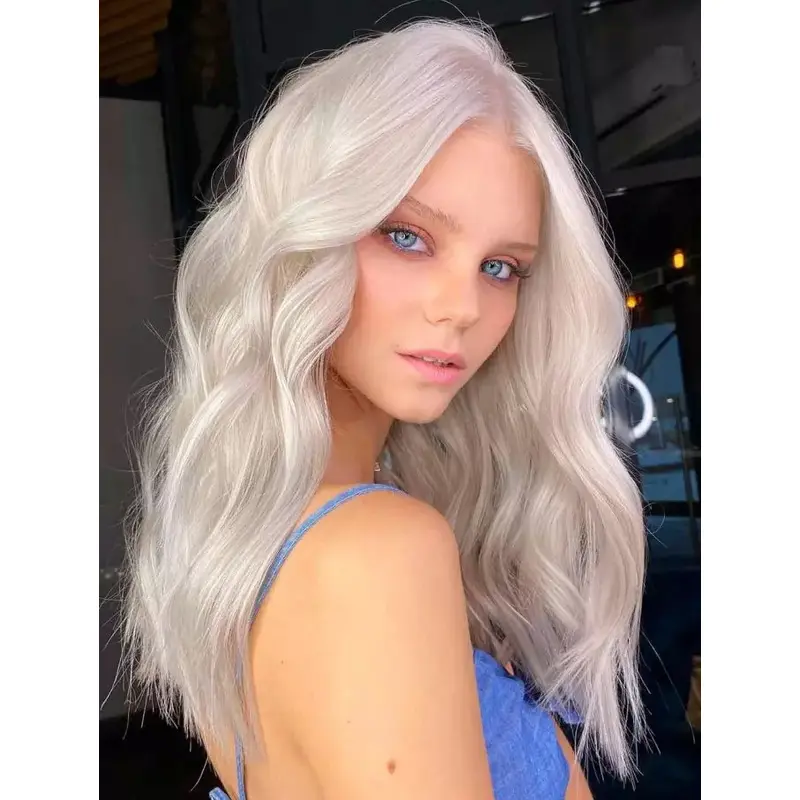 Long Wig Lace Front Wavy Wigs Without Bangs Synthetic Wigs