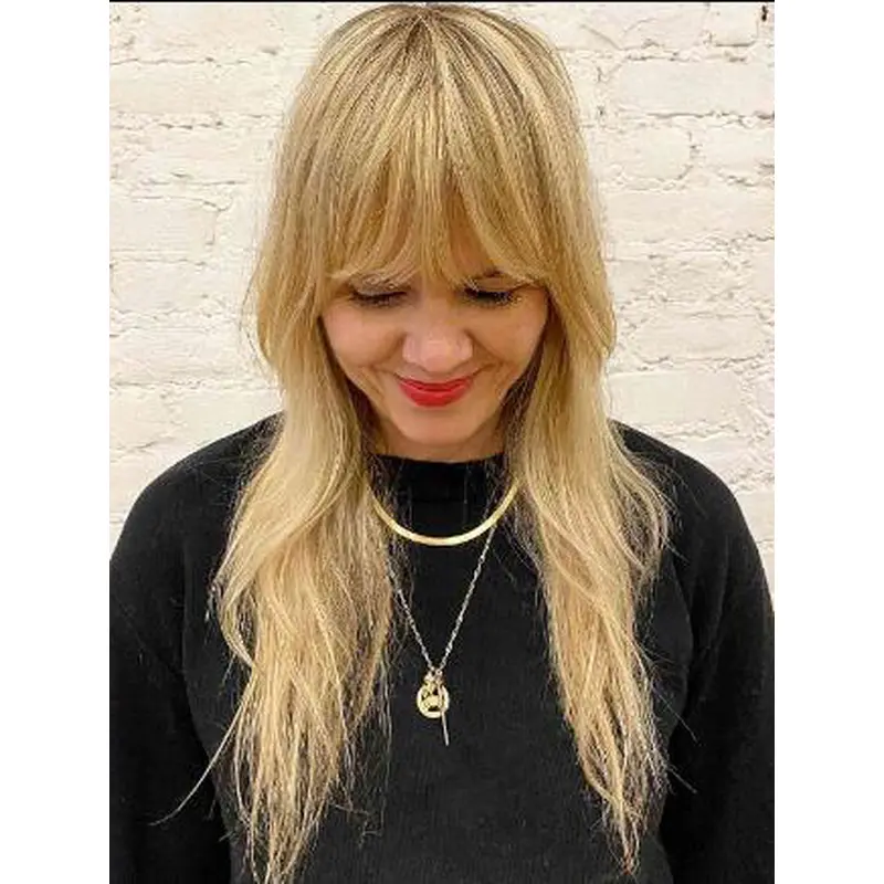 Human Hair Wigs For Women Wavy Lace Front Wigs Blonde Long Hair Wigs