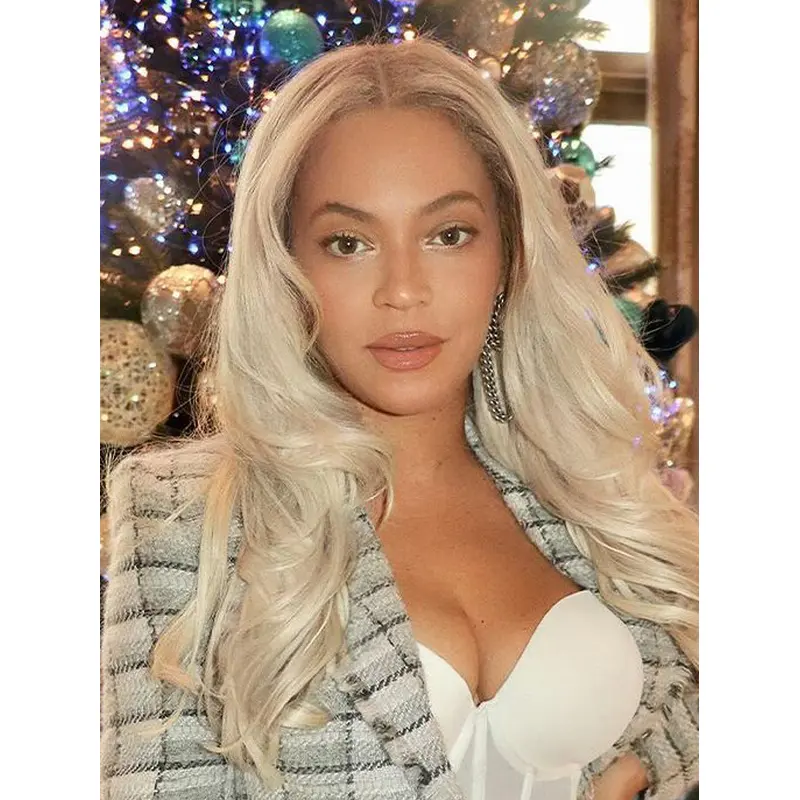Human Hair African American Wigs Lace Front 18" Long Wigs