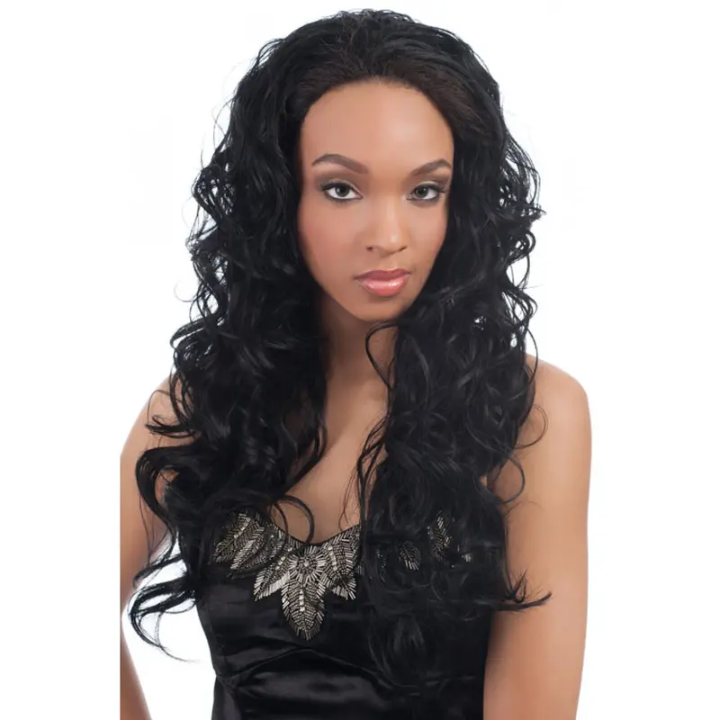 Best Black Wavy Long Human Hair Wigs & Half Wigs