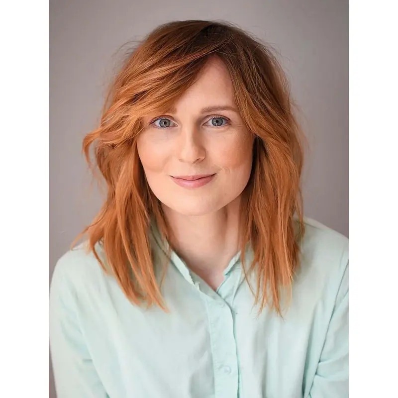 Shoulder Length Wigs Wavy Lace Front Wigs Synthetic Layered Wigs