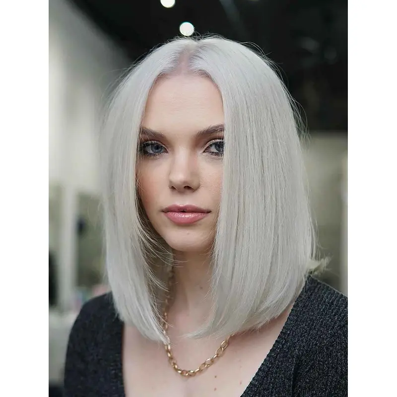 Wigs Online Shoulder Length Synthetic Wigs Straight Lace Front Wigs