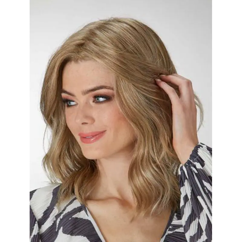 Blonde Synthetic 14" Wavy Hair Wigs For Women