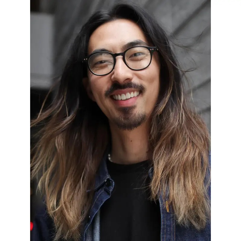 Realistic Wigs For Men 16" Wavy Monofilament Layered Long Wigs