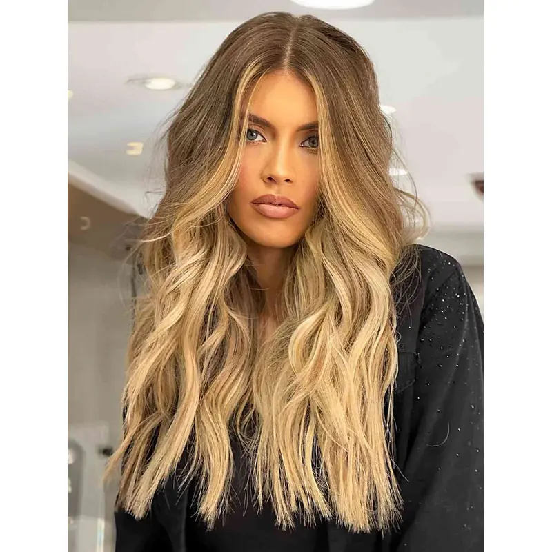 Wigs For Women Lace Front Without Bangs Wigs Synthetic Long Wigs