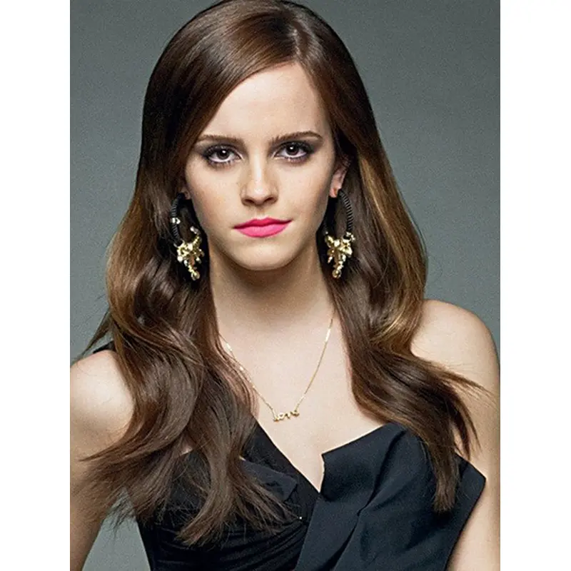 Synthetic Long Lace Front 18" Emma Watson Wigs