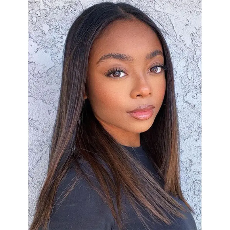 Best Wigs For Black Women Lace Front Without Bangs Wigs Long Synthetic Wigs
