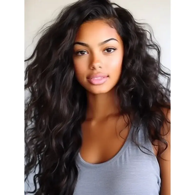 Wigs African American Monofilament 18" Long Wigs