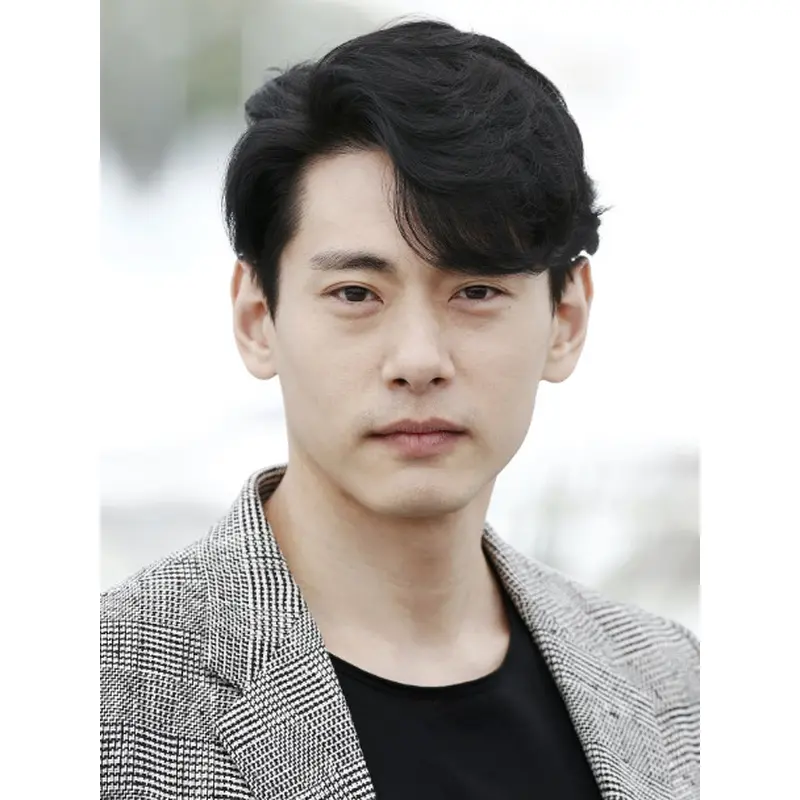 Wigs For Men Straight Lace Front 6" Black Wigs