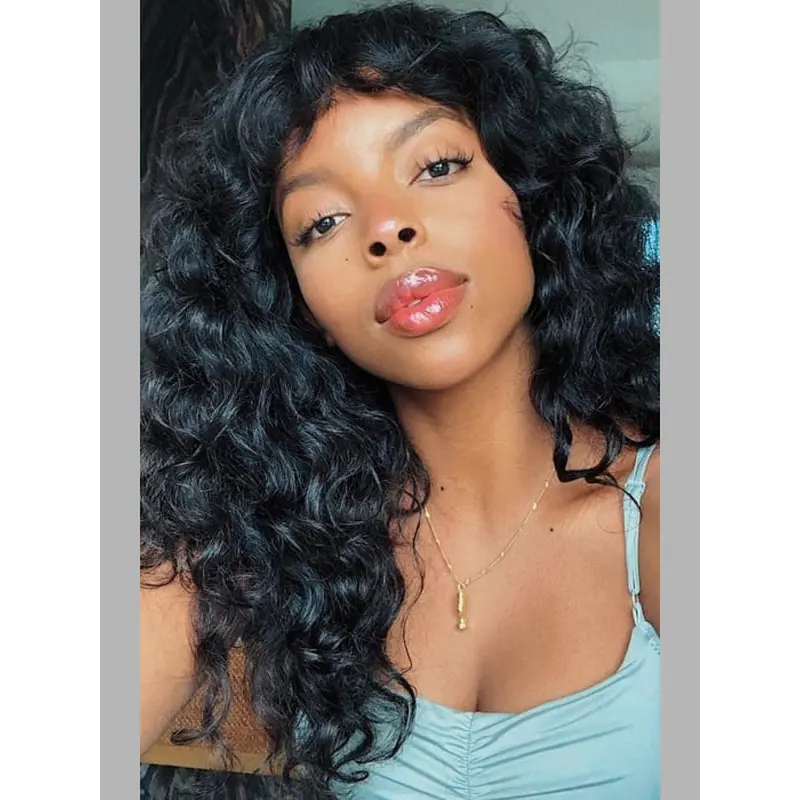 African Americans Wigs Layered 16" Curly Wigs