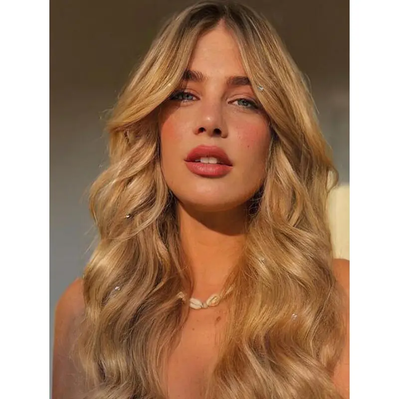 Wigs Long Hair Wavy Blonde Wigs Without Bangs Best Lace Wigs