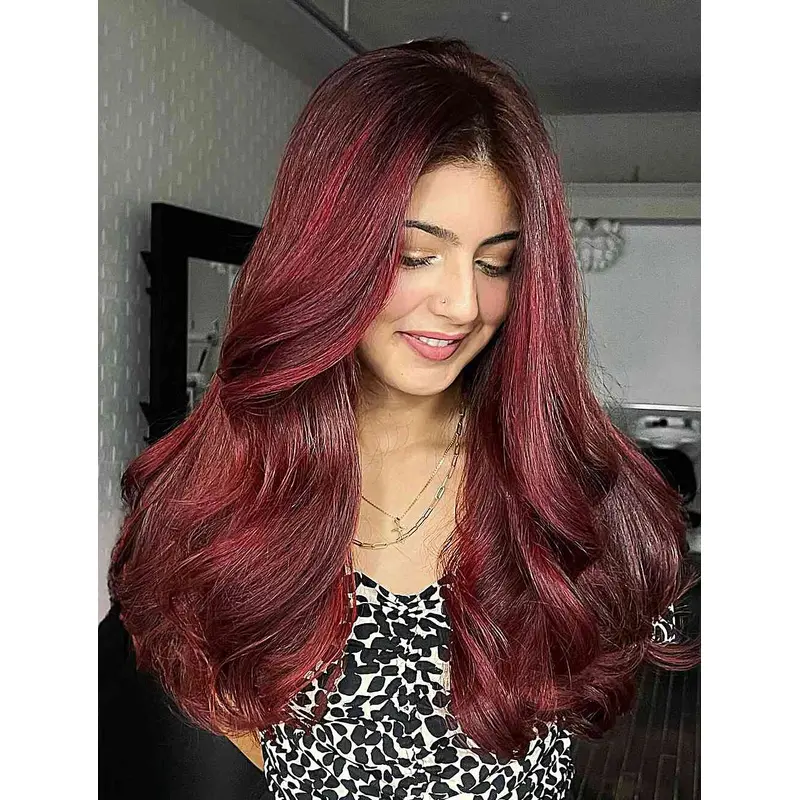 Long Layered Wigs Synthetic Wavy Wigs Lace Front Wigs