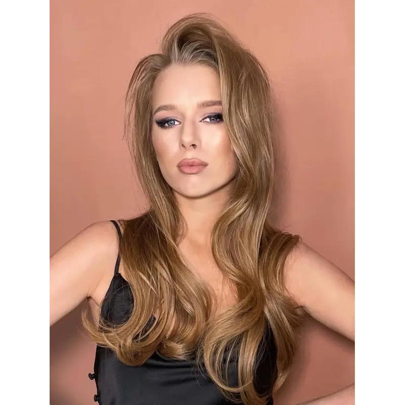 Best Lace Wigs Wavy Synthetic Without Bangs Wigs