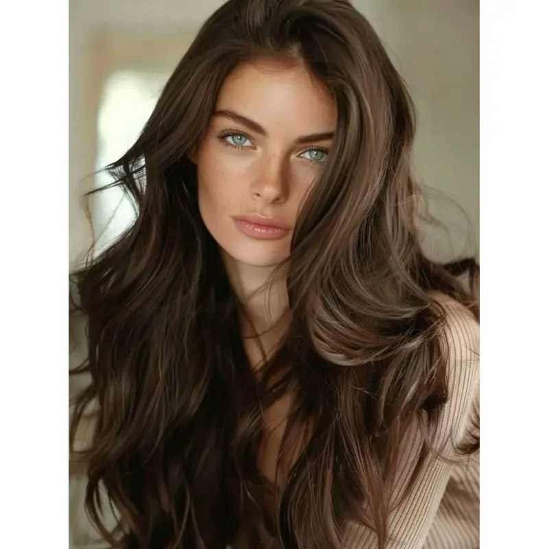 Monofilament 18" Synthetic Layered Long Straight Wigs