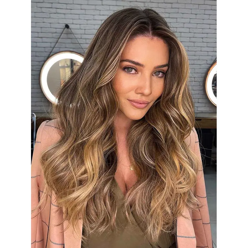 Without Bangs Synthetic Monofilament 18" Long Blonde Wigs