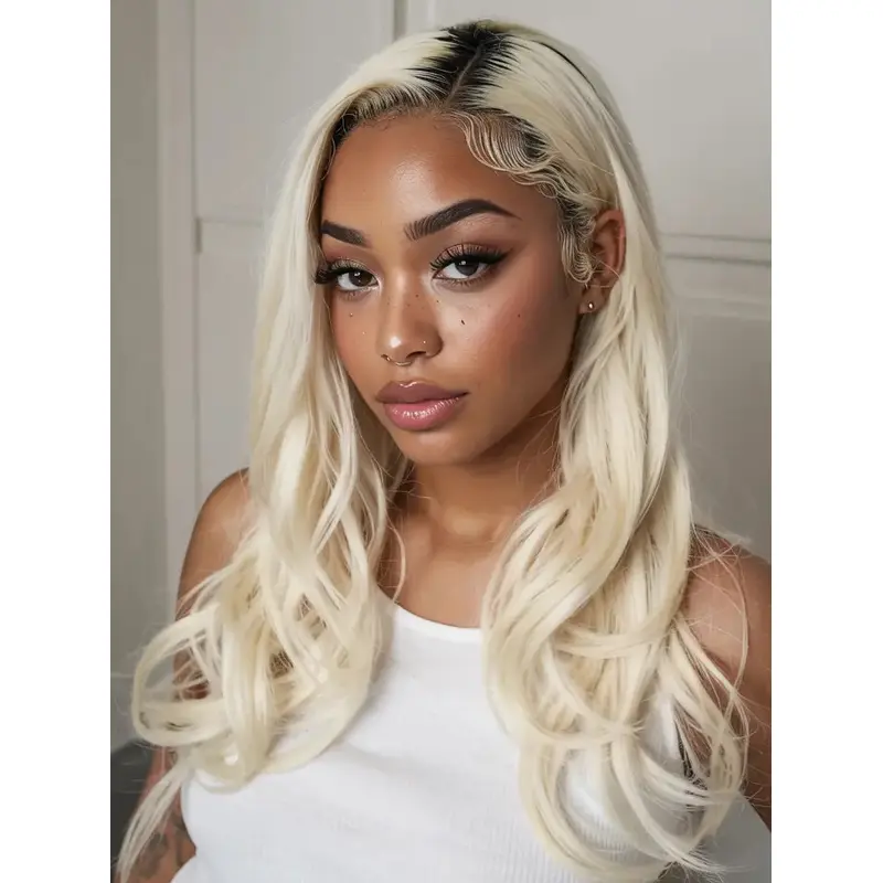 African American Wigs For Seniors Remy Human Hair 20" Layered Wigs