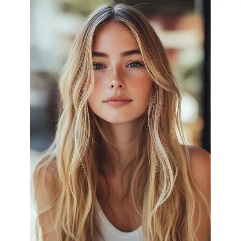 Long Wigs For Women Remy Human Hair Without Bangs Wavy Monofilament Wigs