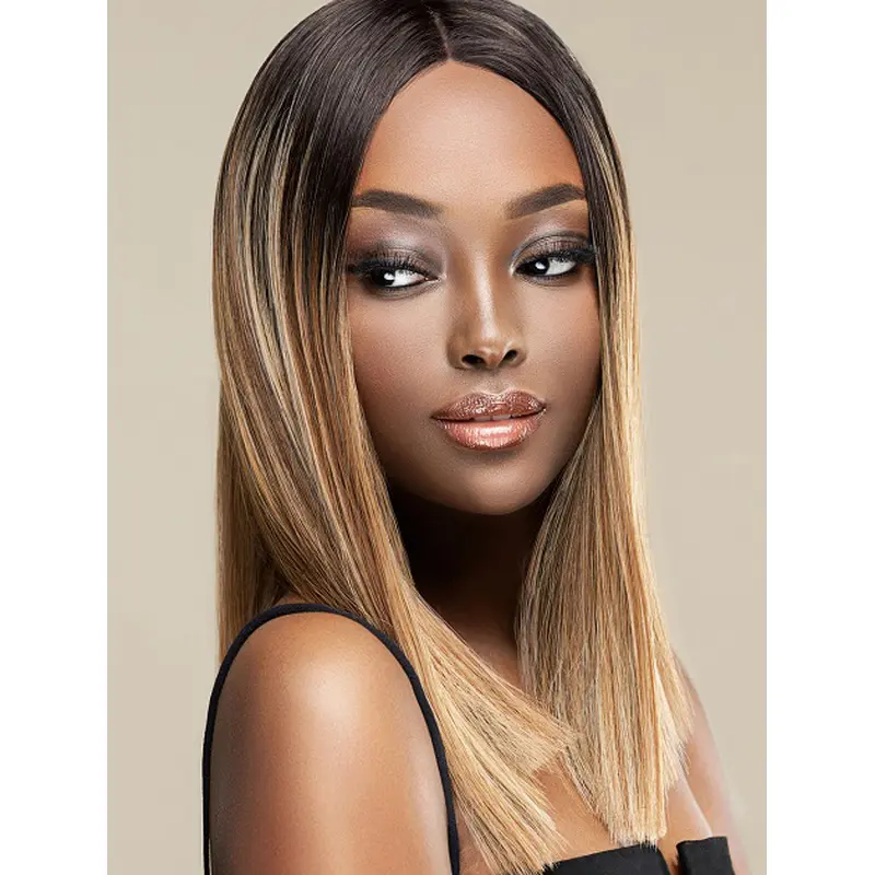 African American Wigs Online Lace Front Wigs Without Bangs Straight Wigs