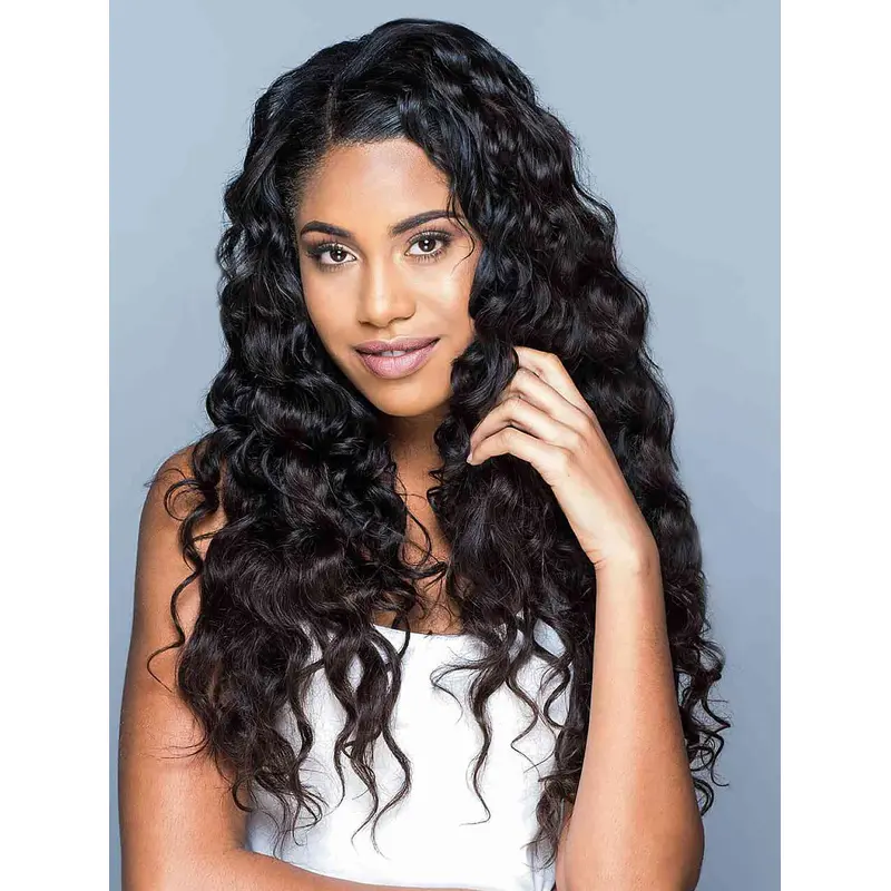 Curly Wigs For Black Women Lace Front Black Wigs Layered Synthetic Wigs