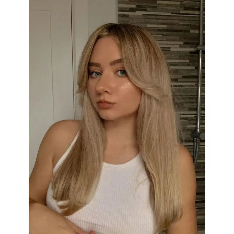 Long Layered Wigs Synthetic Straight Wigs Lace Front Wigs
