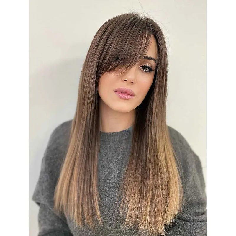 Long Hair Wigs That Look Real Lace Front Wigs Straight Synthetic Wigs