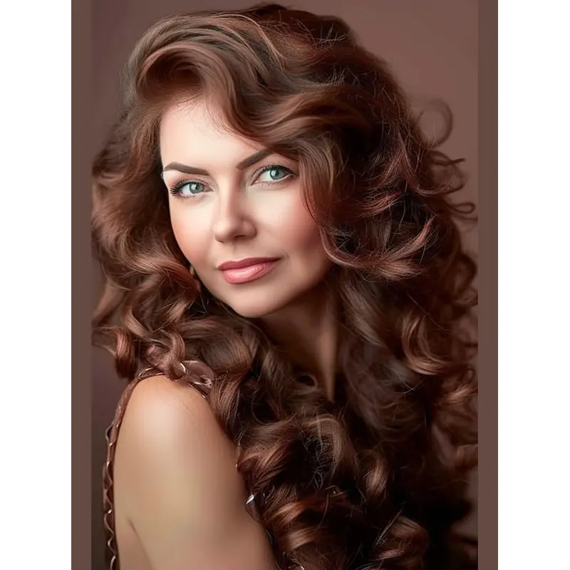 18" Layered Monofilament Long Thick Wigs