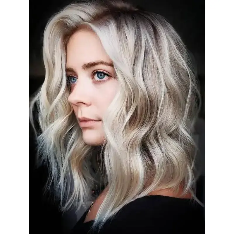 Synthetic Lace Front Wig Wavy Medium One-Length Wigs