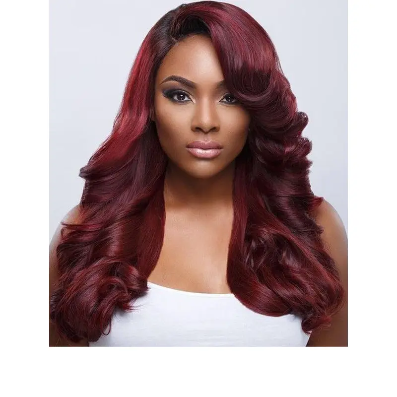 African American Wigs Online Long Lace Front Wigs Layered Wavy Wigs