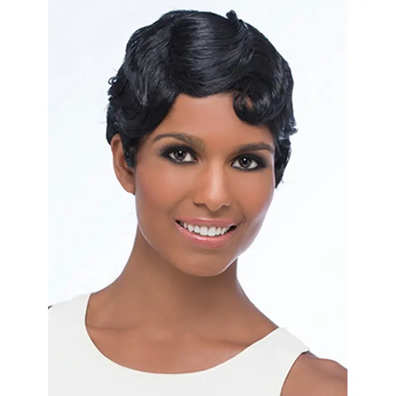Stylish Black Wavy Short Classic Wigs