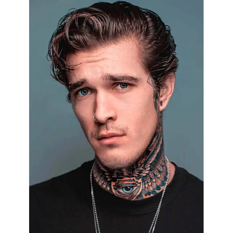 Mens Wigs For Sale Brown Monofilament Short Straight Wigs