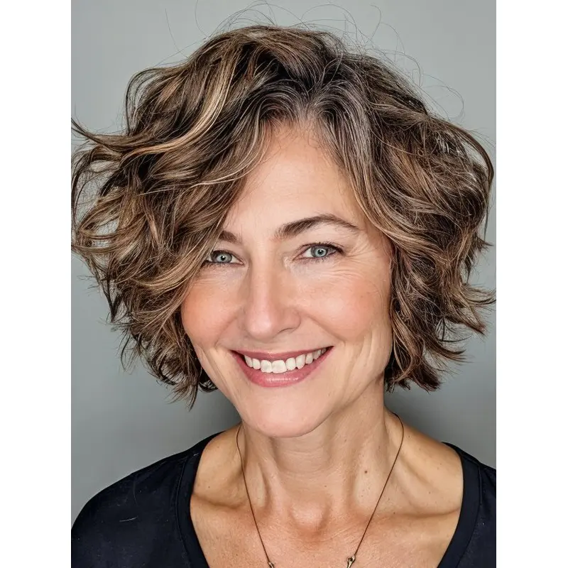 Short Curly Blonde Wigs Lace Front 10" Bobs Wigs